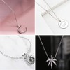 50 Pack Necklace Chains Bulk Silver Plated Cable Chain Pack