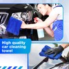 Nuenen Microfiber Cleaning Cloths for Cars 16 x 16 Inch