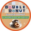 Double Donut Medium Roast Decaf Coffee Pods, Glazed Donut Flavored,