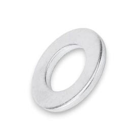 Washers M5 Galvanised Steel – DIN 125 – Washers – U Washers – Flat Washers (Size: M5; Quantity: 25 Pieces)