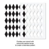 CraftStar Small Jester Harlequin Pattern Stencil - Reusable Craft/Airbrush Seamless