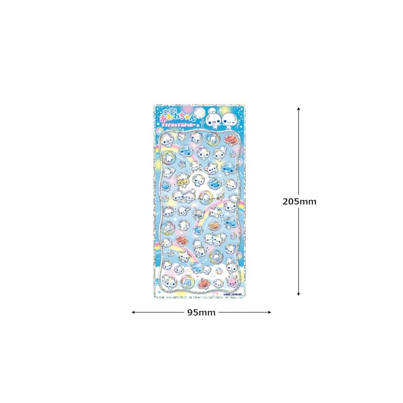 Kamio Japan Sticker Petite Drop Sticker Puku Puku Awa Chan