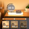 CENSHI Fast Wireless Charging Station with LED Bedside Lamp &