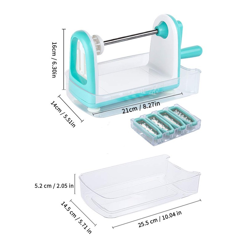 Ourokhome Zucchini Noodle Maker Spaghetti Spiralizer - 5 Blades Vegetable