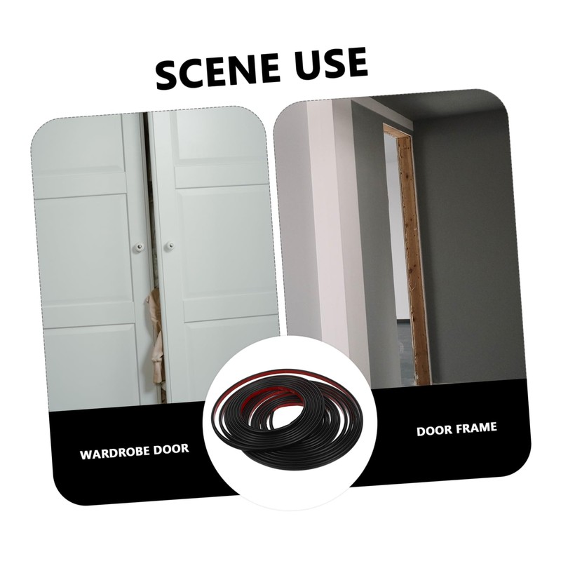 ULTECHNOVO Exterior Door Weather Stripping Door Seal Strip for PVC