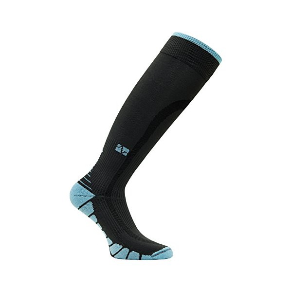 Vitalsox Patented Graduated Compression Socks, Carbon/Jade, Small