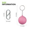 SANDIAN, Soft PU Golf Ball Set, 3 Balls with Carabiner