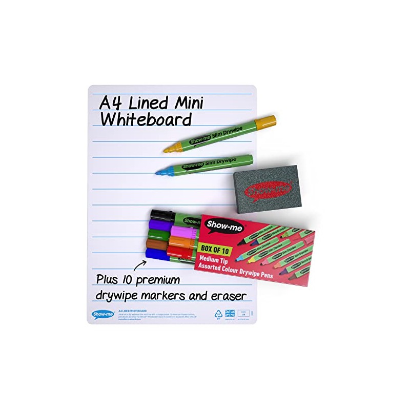A4 Lined Whiteboard Kit