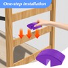 WJCJTJL Dorm Bed Ladder Foot Support – Durable Plastic Step