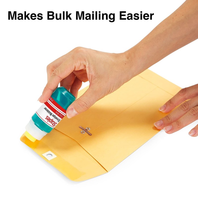 Staples 2 oz. Envelope Moistener, Blue, 3/Pack (ST160788-CCVS)