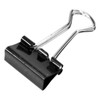 [100 Pack] Small 19mm Black Foldback Clips Office Paper Binding