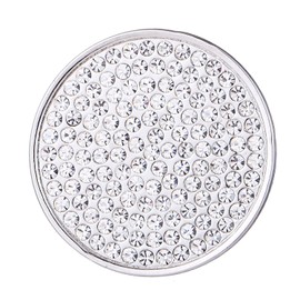 Morella Women's Amulet, Coins 33 mm, Zirconia Stones, Copper