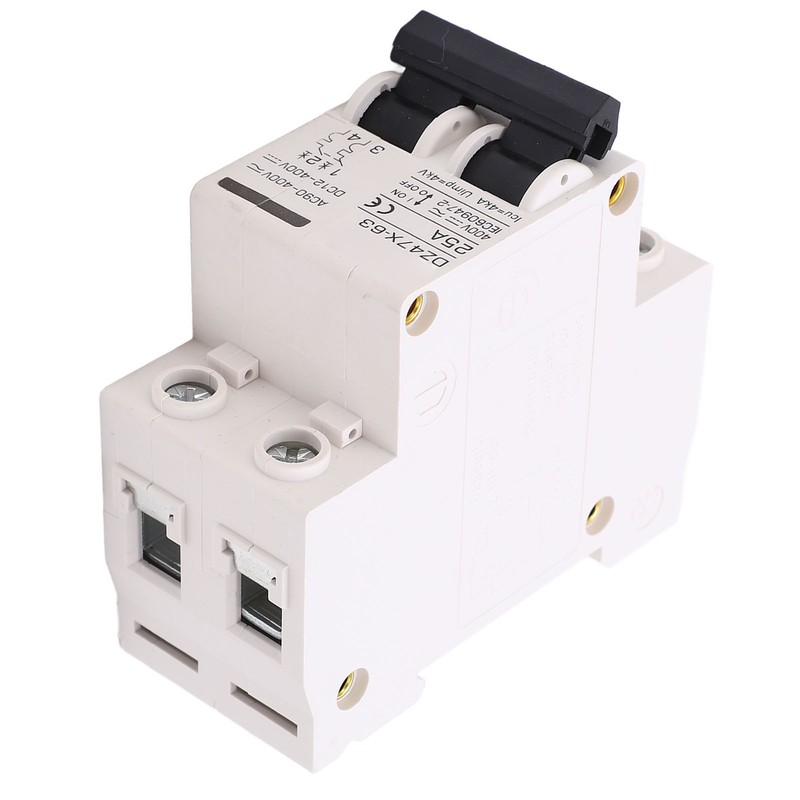 AC DC Miniature Circuit Breaker 2P 25A 400V DIN Rail