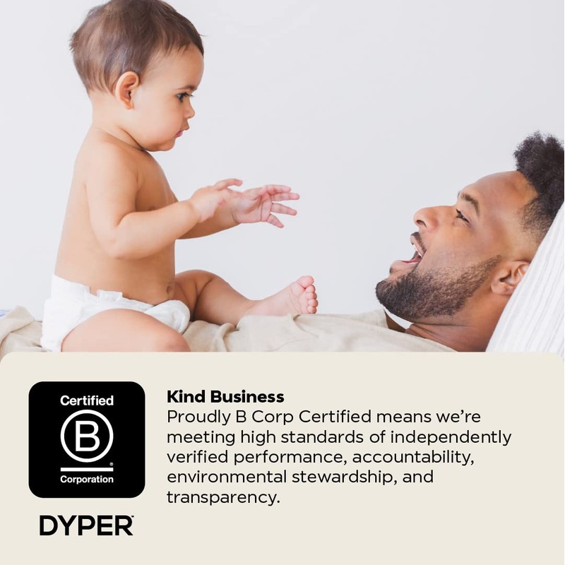 DYPER - Baby Diapers Hypoallergenic Cloth Alternative Day & Overnight