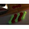 TrainLab Dog Bone Train Track Adapter Connectors (6pcs) (Candy Cane)