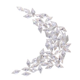Ipetboom 50pcs Mini Flatback Zircon Rhinestones for Nail Art Sparkling Crystal Charms for Stylish Manicure Versatile Nail Embellishments Smooth Edge Design Durable and Stable
