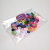 Libiline 100pcs Resin Button Solid Color 4Holes Craft Clothe Sewing
