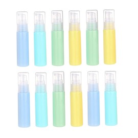 Ipetboom 12pcs Colorful Travel Lotion Bottle Portable Sample Containers for Creams Serums Lotions Reusable Random Colors for Travel Toiletries