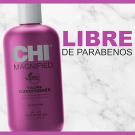CHI Acondicionador Magnified Volume, Añade Volumen, Cuerpo y Fortaleza al Cabello, Desenreda, Hidrata el Cabello, Sin Sulfatos, 354 ml