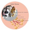 ZHSH Cute 3D Cow Backpack Decorations Keychain for Girls Car