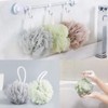 6 Pack Bath Sponge Shower Loofahs Mesh Pouf Bath Scrunchies