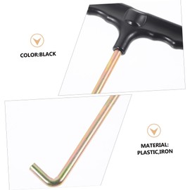 SUPVOX 3pcs Skate Shoe Hook Laces T-Shaped Tightening Hooks Shoe Lace Supplies Shoelace Puller for Roller Skates Professional Shoelace Pullers Major Plastic Installation Tool