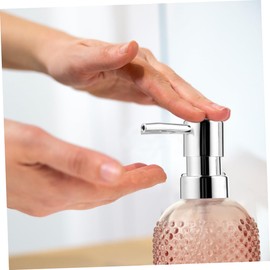 minkissy 3Pcs Conditioner Press The Pump Dispensing Bottle Household Push Type Shampoo Pump Pump Bottles for Liquids Liquid soap Shower Gel Bottle Hand Lotion handwashing Fluid