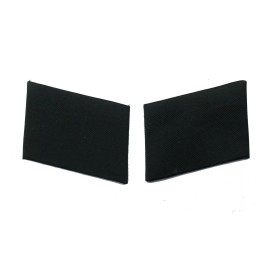 German WW2 Elite Unit Bevo Black EM Collar tabs