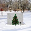Sympathy Silks Artificial Cemetery Decoration - Gravesite Tree - Christmas