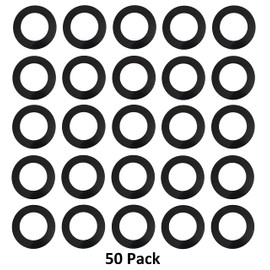 Plastic 4.25" Light Trim Goof Ring for 4" Inch Lighting Fixture Recessed Can (50, Black)