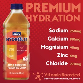 Jumex Hydrolit Apple Flavor 21.1 fl oz (12 Pack)