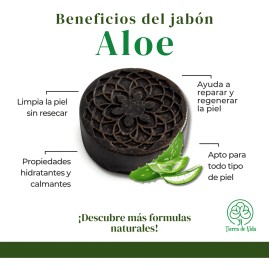 Jabón De Aloe Vera Hidratación Profunda Repara La Piel
