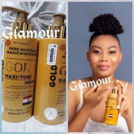 MGC Pure Egyptian gold maxitone lotion x 1 & shower gel 1000mlx1