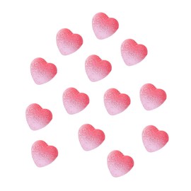 Mikinona 50pcs Love Heart Nail Charms Nail Art Decorations for Women Resin Accessories