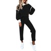 Fixmatti Two Piece Outfits Sweatshirt And Jogger Pants Matching Sets