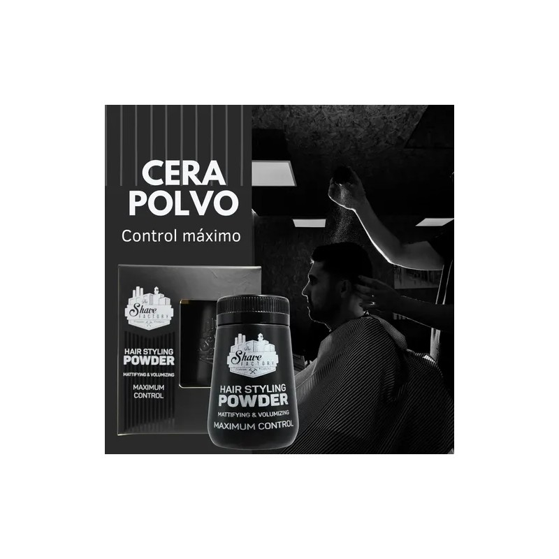 The Shave Factory Cera Polvo Volumen Control Ligero Profesional