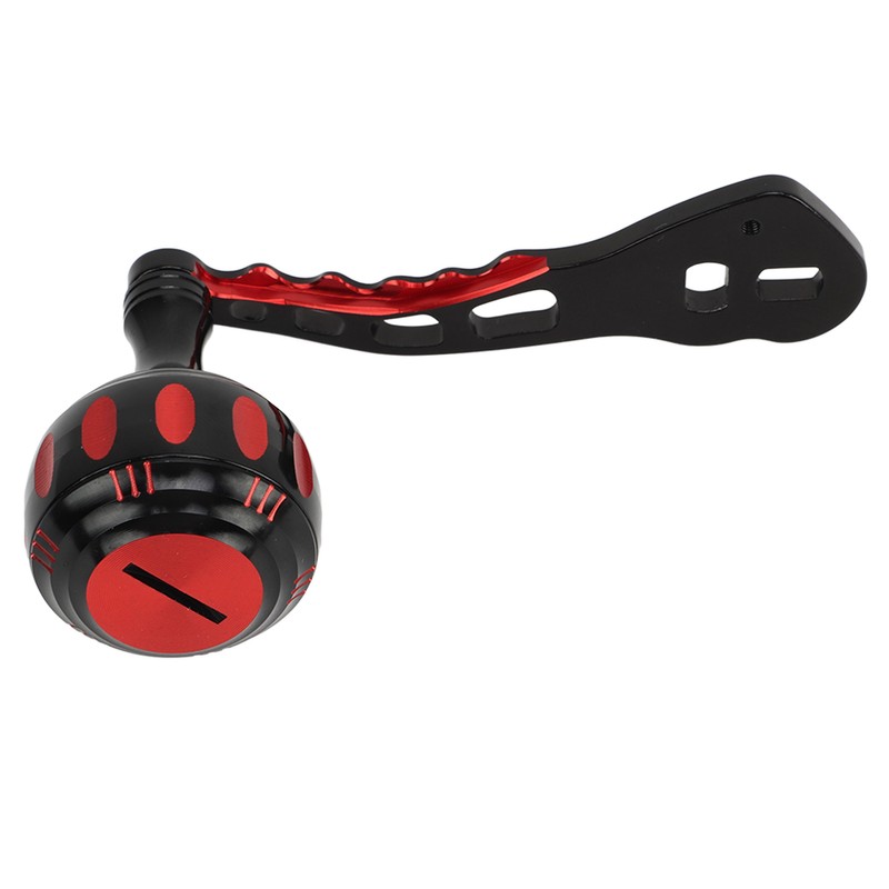 Fishing Reel Handle Aluminum Alloy Prevent Slip Ergonomic Replacement Baitcasting
