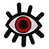 Eye Red Kind Iron-On Patch for Clothing, Iron-On Patch Size