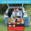Simple Deluxe Trunk Organizer for Car/SUV/Truck, Collapsible 2 Compartment 50L