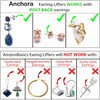 Anchora Original Magic Earring Backs for Droopy Ears | Earring