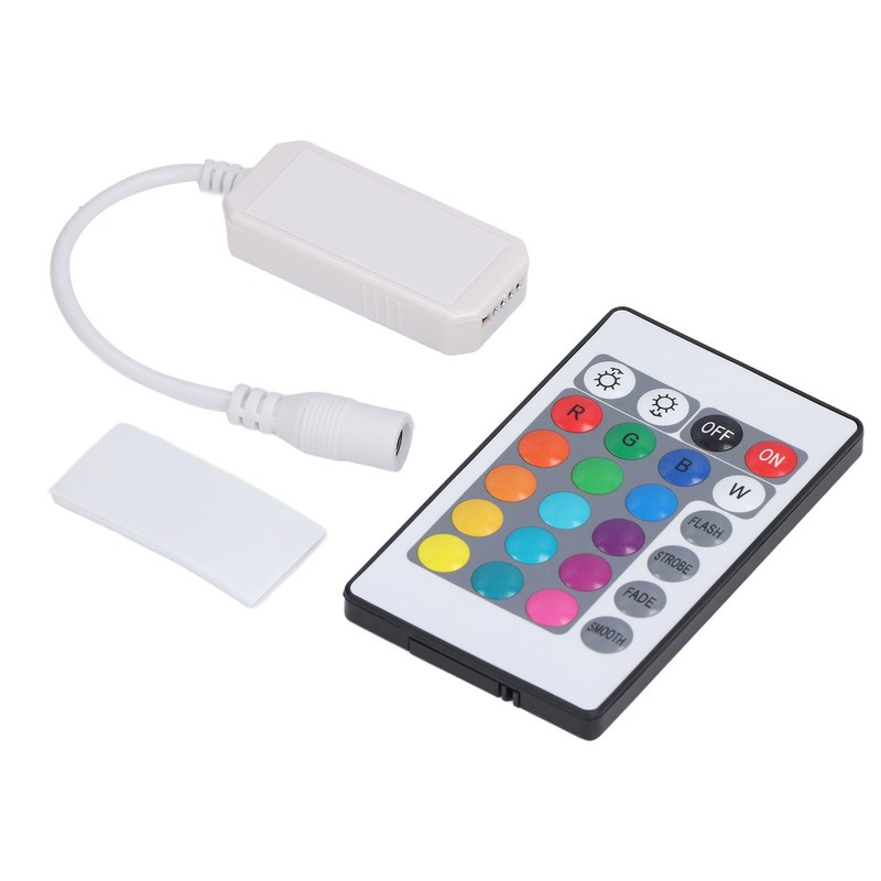LED Remote Controller 24 Keys Smart 4pin 2.4G RGB IR