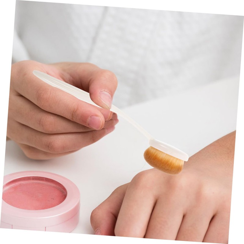 TOVINANNA 2pcs Flat Top Foundation Brush Effortless Buffing and Blending