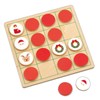 アーテック(Artec) リバーシ＆えあわせクリスマス 120×120×4mm 絵合わせ 2種類 遊び 木製玩具 おもちゃ 007729