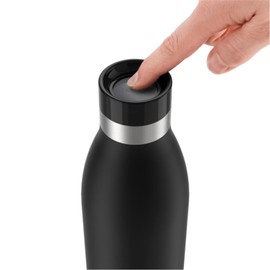 Tefal N3110910 Bluedrop Thermoflasche, 0.7 L, schwarz
