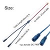 12AWG XT60i Solar Cable,2 FT XT60i Female to DC 8MM