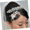 PACKOVE Bridal Hair Comb with Embellishments Elegant European Style Wedding