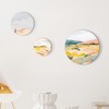 Falling in Art Unfinished Round Birch Wood Panels Kit for