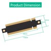 PCI Express 16x Male to Male Adapter Card Professional PCIe