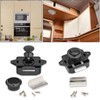 LESOLEIL Push Lock Motorhome Furniture Lock Button Cabinet ABS Lock