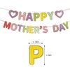 DOCIDAY Happy Mother’s Day Banner We Love Mom Day Garland